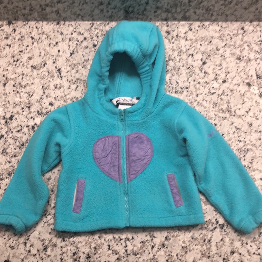 🎉 5/$15 Columbia Hooded Zippered Fleece Jacket